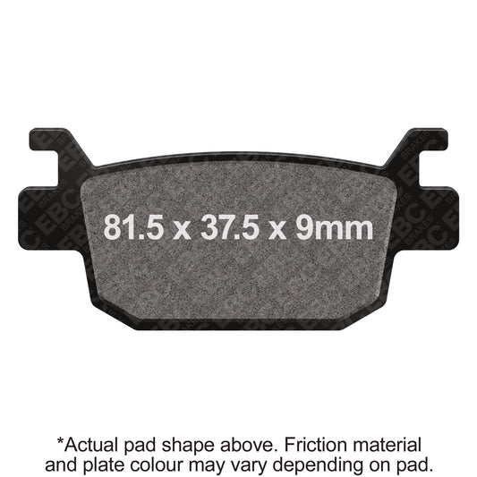 EBC 21-23 Honda ADV 150 A AC Rear Right Sintered R/HH Brake Pads