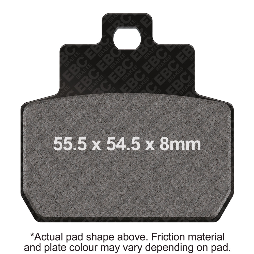 EBC 07-09 Piaggio MP3 3 Wheeler 250cc 12in Rear Wheel Rear Left Sintered R/HH Brake Pads