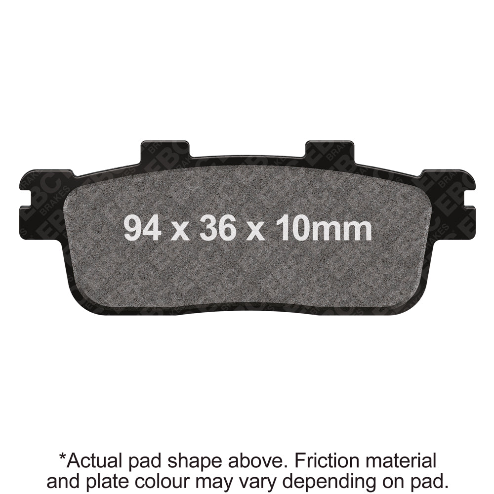 EBC 12-14 Sym HD 200 EVO Rear Left FA-SFA-TT-X Brake Pads