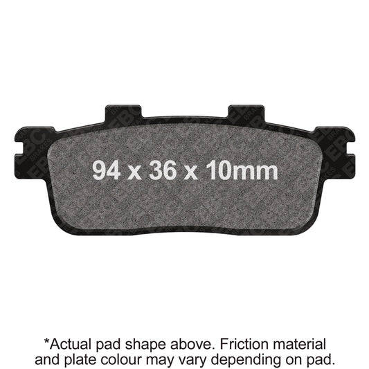 EBC 12-14 Sym HD 200 EVO Rear Left FA-SFA-TT-X Brake Pads