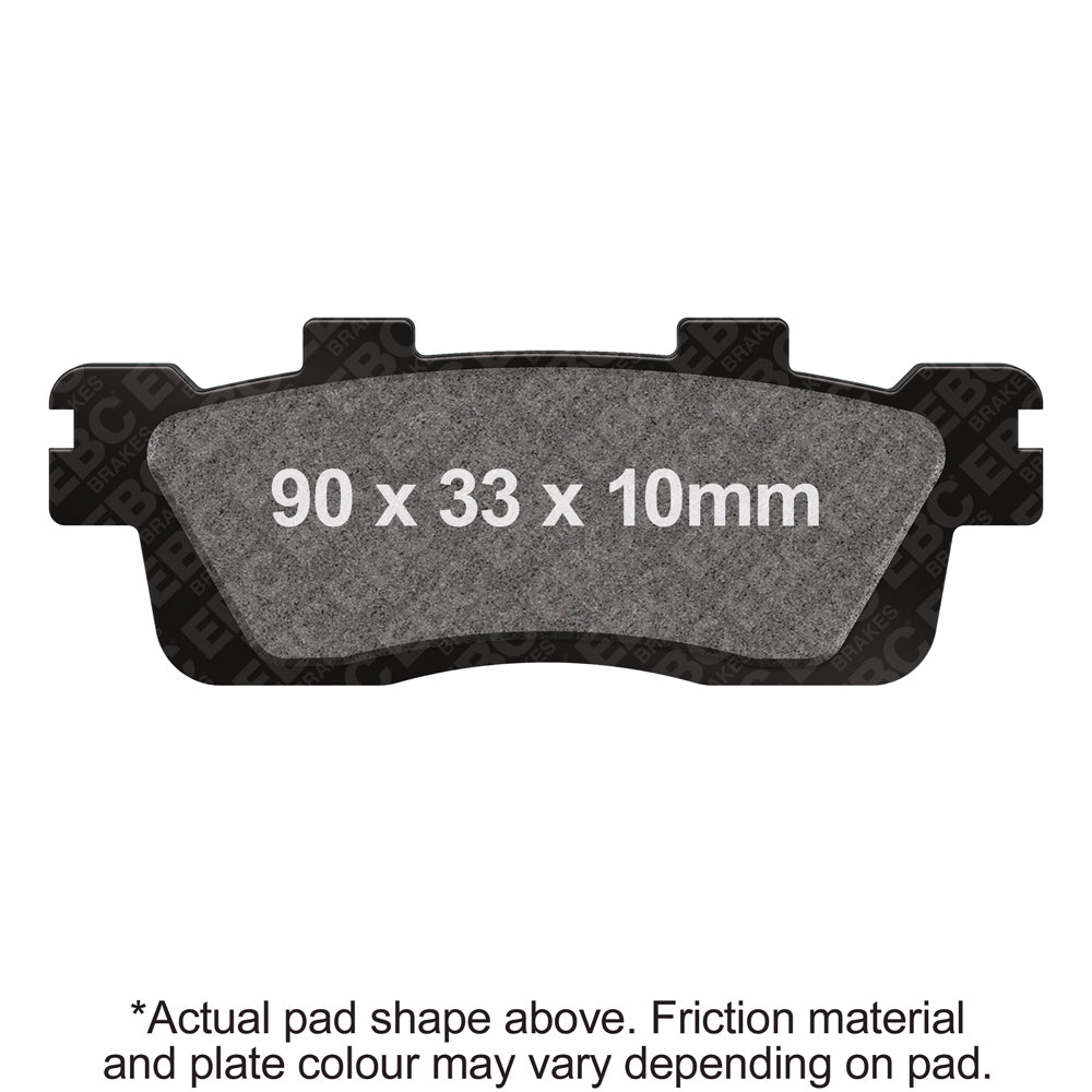 EBC 18-19 Kymco Street Like S 125i Rear Left FA-SFA-TT-X Brake Pads