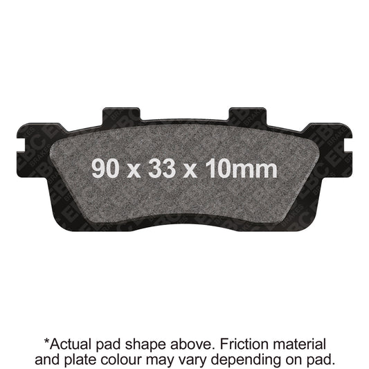 EBC 18-19 Kymco Street Like S 125i Rear Left FA-SFA-TT-X Brake Pads