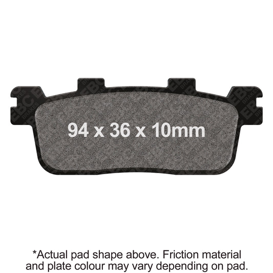 EBC 11-12 Kymco Street People GT 200i Rear Left/Right Sintered R/HH Brake Pads