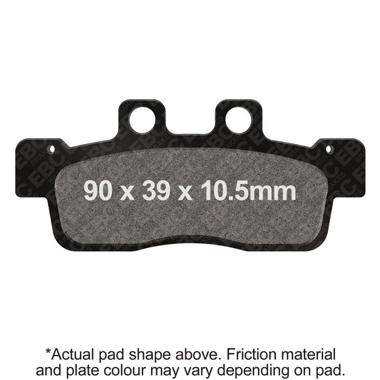 EBC 10-13 Yamaha YW 125 X 1DN1/2 Front Left FA-SFA-X Brake Pads