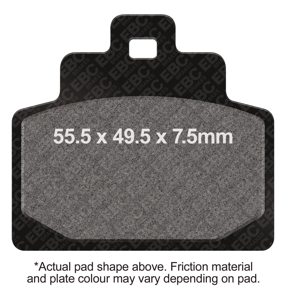 EBC 15-16 Piaggio MP3 500 (3-Wheeler 12in Front/14in Rear Wheel) Front Left/Right HH/R Brake Pads
