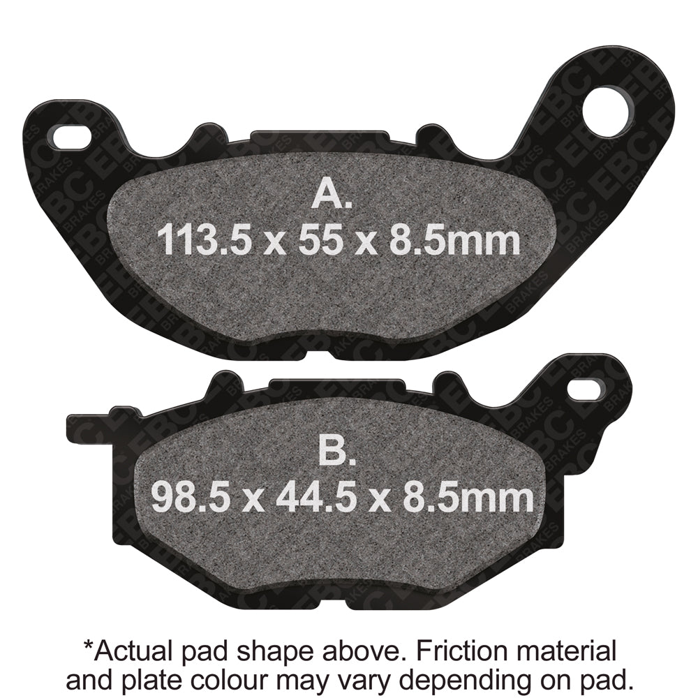 EBC 18-21 Yamaha XMAX CZD300JW Front Right FA-SFA-X Brake Pads