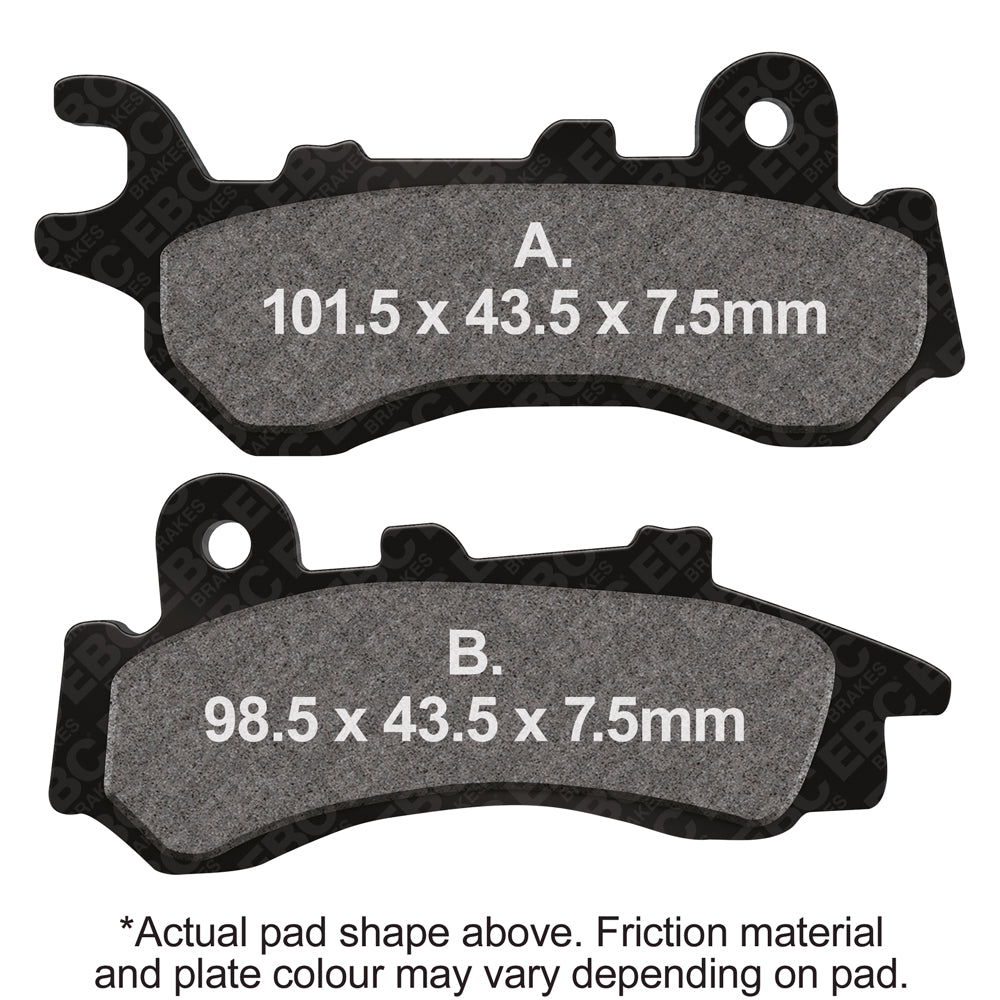 EBC 21-22 Honda PCX 125 WW-J ABS Front Left FA-SFA-X Brake Pads