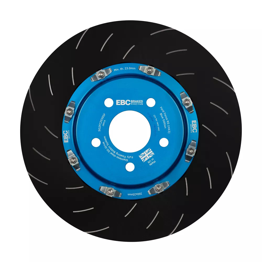 EBC Racing 2016+ Ford Focus RS (MK3) 2 Piece Floating Conversion SG Racing Front Rotors