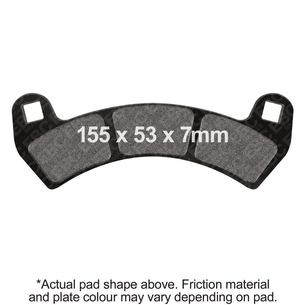EBC 21-22 Polaris General 1000 XP 4 Deluxe 4 seat Front Left/Right SXR Brake Pads