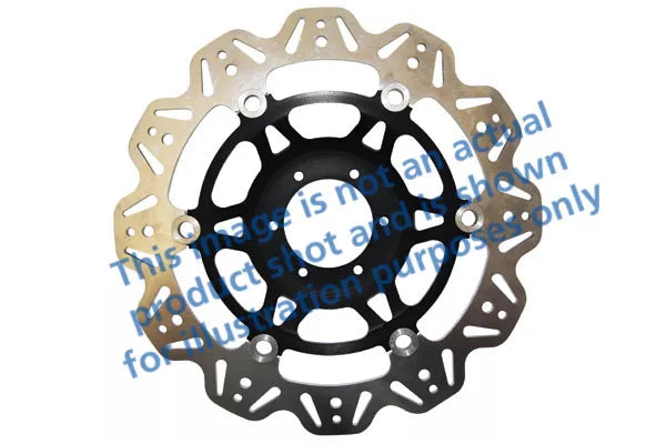 EBC 99-00 Honda CBR 600 F4 Carb Model Front Left/Right Vee Floating Black Rotor