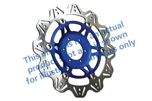 EBC 99-00 Honda CBR 600 F4 Carb Model Front Left/Right Vee Floating Blue Rotor