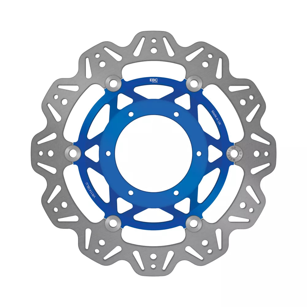 EBC 01-06 Honda CBR 600 F4i Sport Injection Model Front Left/Right Vee Floating Blue Rotor