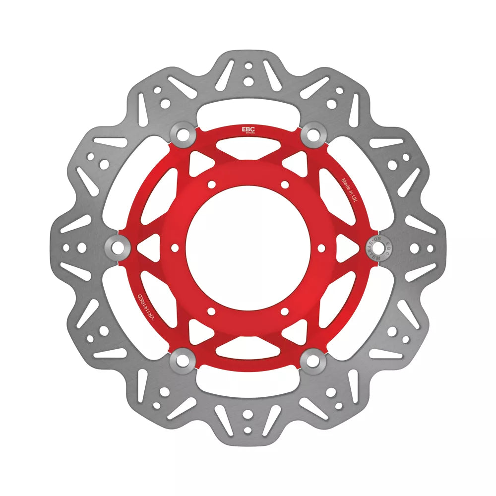 EBC 01-06 Honda CBR 600 F4i Sport Injection Model Front Left/Right Vee Floating Red Rotor