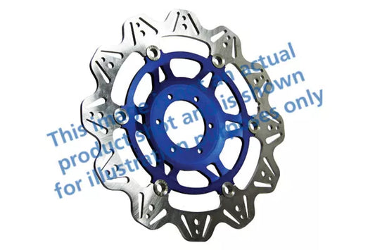 EBC 03-04 Honda CBR 600 RR Front Left/Right Vee Floating Blue Rotor