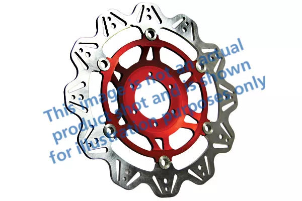EBC 91-92 Yamaha FZR 400 RR Front Left/Right Vee Floating Red Rotor