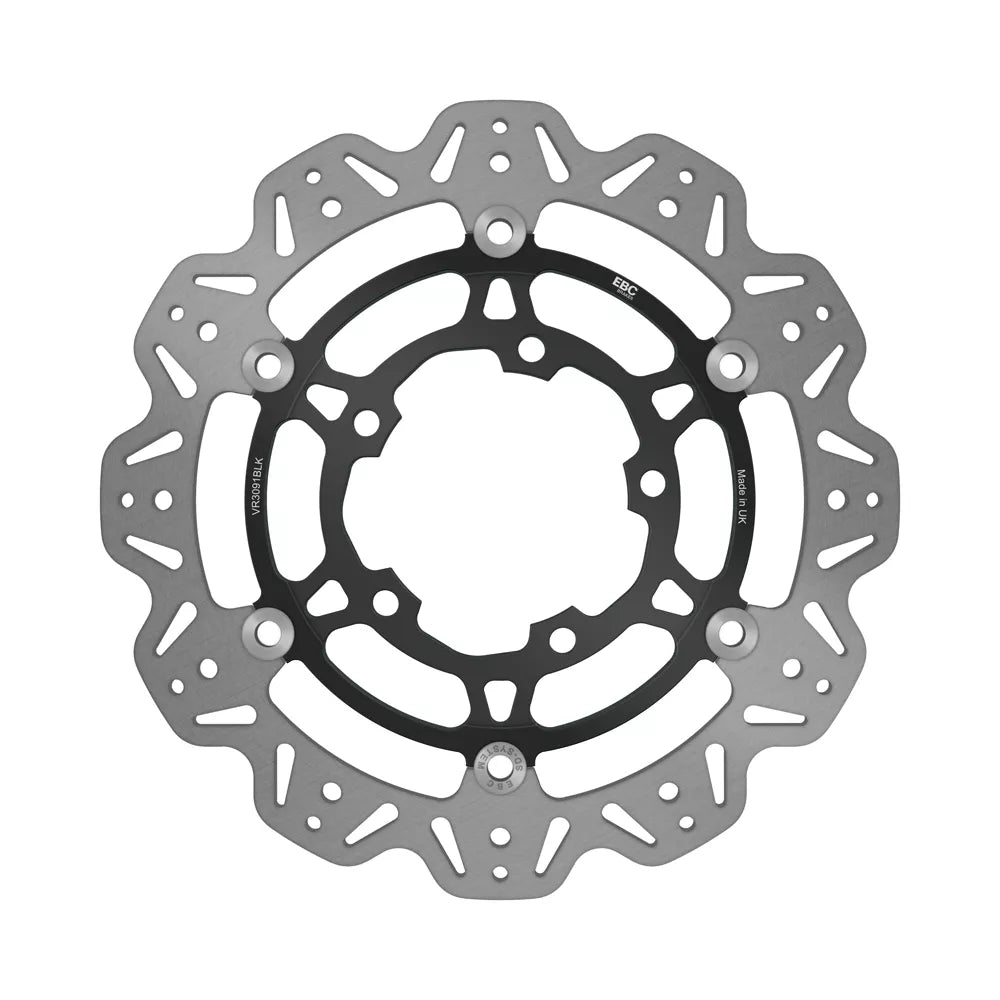 EBC 06-07 Suzuki GSX-R 600 Tokico Radial Caliper Front Left/Right Vee Floating Black Rotor