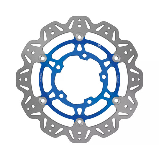 EBC 06-07 Suzuki GSX-R 600 Tokico Radial Caliper Front Left/Right Vee Floating Blue Rotor
