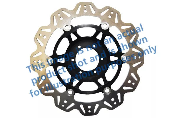 EBC 08-12 Suzuki GSX 1300 Hayabusa Front Left/Right Vee Floating Black Rotor