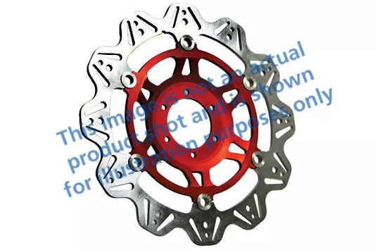 EBC 04-05 Suzuki GSX-R 600 Radial Caliper Front Left/Right Vee Floating Red Rotor