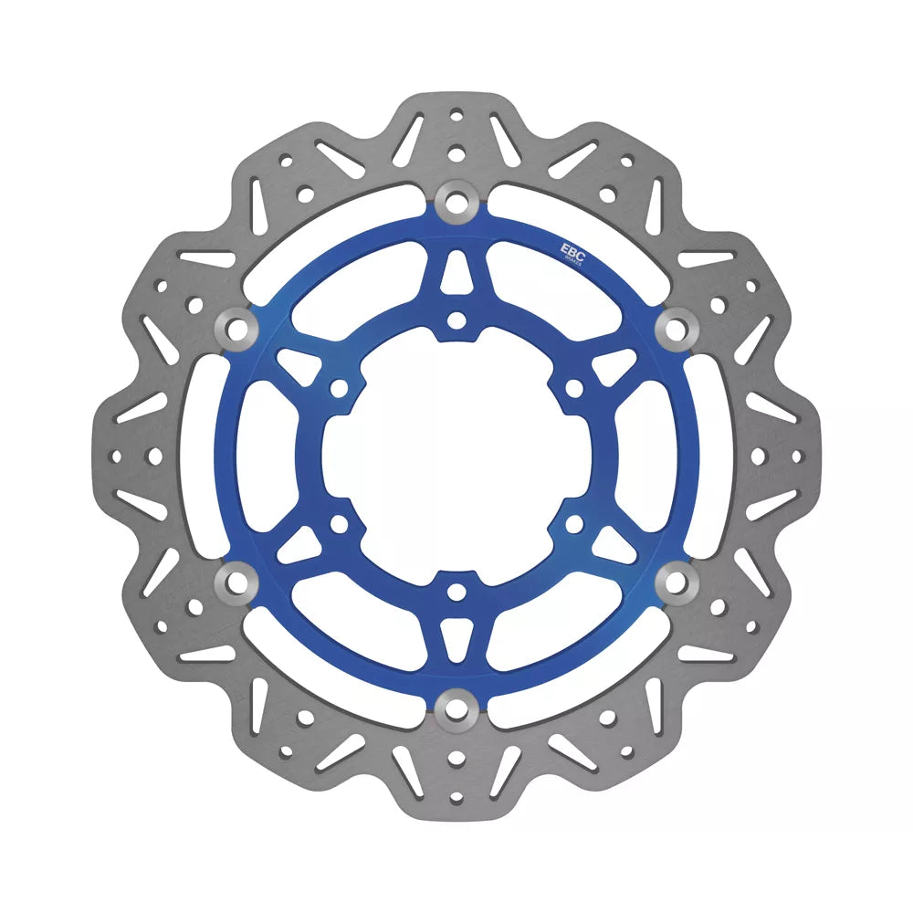 EBC 17-21 Suzuki GSX-R 1000 A (w/ABS/Brembo Radial Caliper) Front Left/Right Vee Floating Blue Rotor