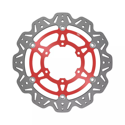 EBC 17-21 Suzuki GSX-R 1000 A (w/ABS/Brembo Radial Caliper) Front Left/Right Vee Floating Red Rotor