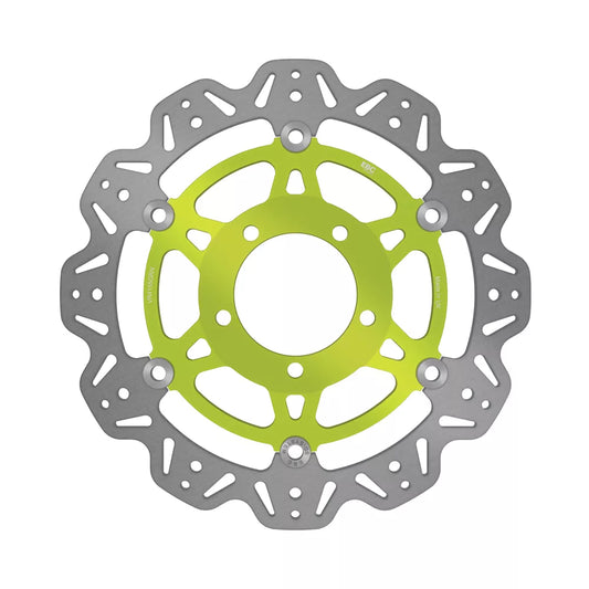 EBC 13-17 Kawasaki ZX-6R ZX 636 E Front Left/Right Vee Floating Green Rotor