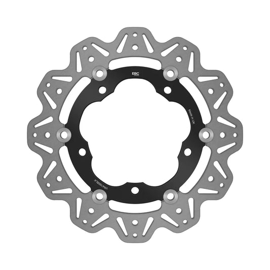 EBC 13-16 Kawasaki 300 Ninja EX Front Left Vee Floating Black Rotor