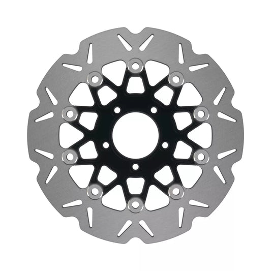 EBC 15-16 Indian Scout Toso Calipers/Cast Wheels Front Left Vee Floating Black Rotor
