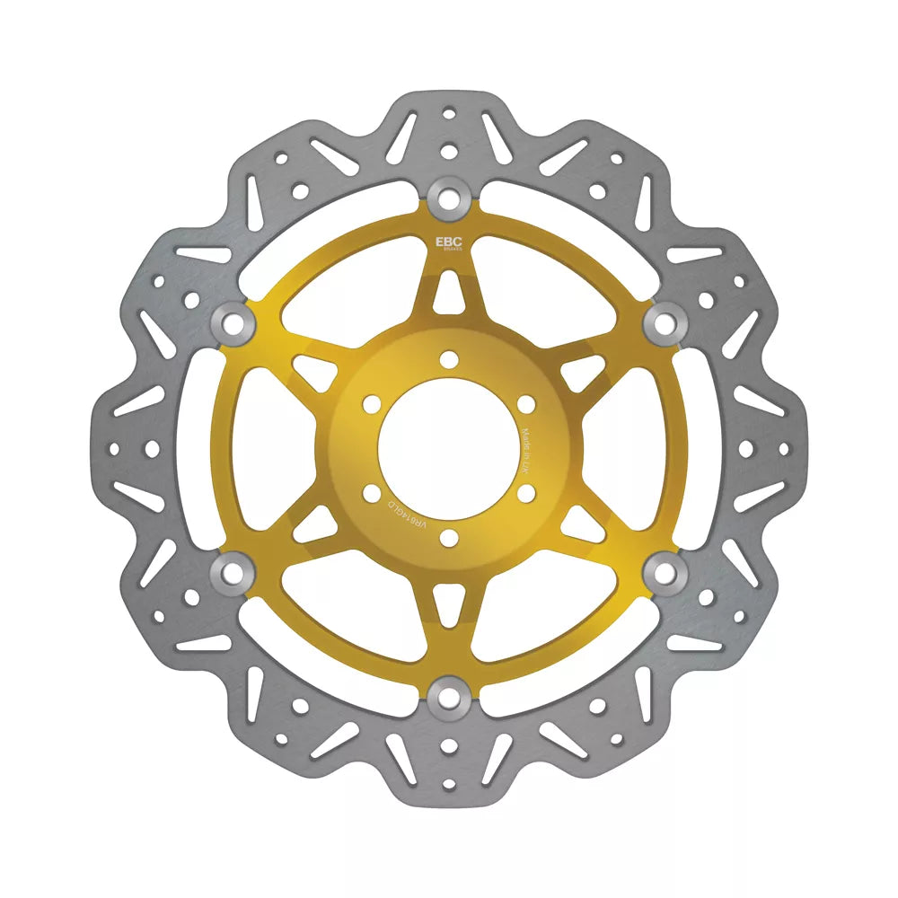 EBC 00-02 Ducati Monster 400 Single Disc Front Left/Right Vee Floating Gold Rotor