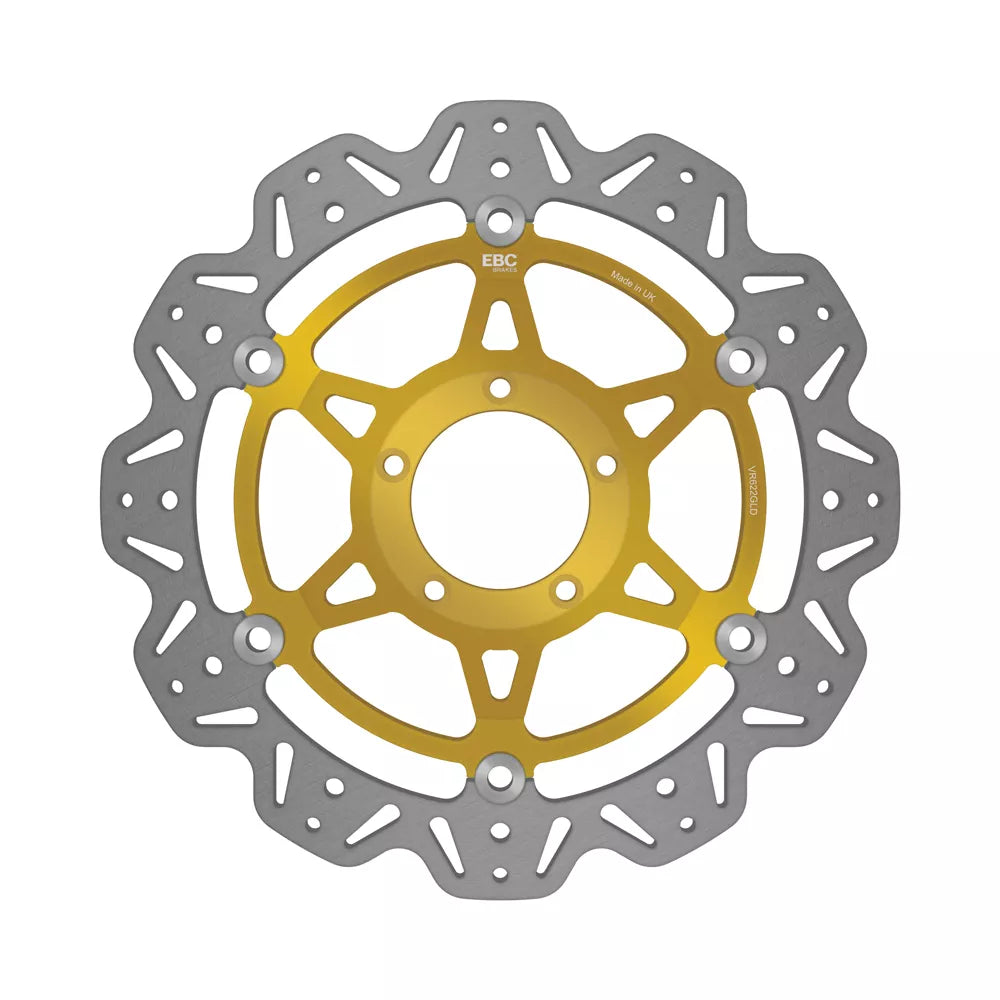 EBC 04-06 Ducati 749 Dark Monoposto/Biposto Front Left/Right Vee Floating Gold Rotor