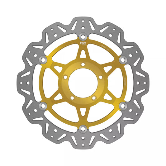 EBC 04-06 Ducati 749 Dark Monoposto/Biposto Front Left/Right Vee Floating Gold Rotor