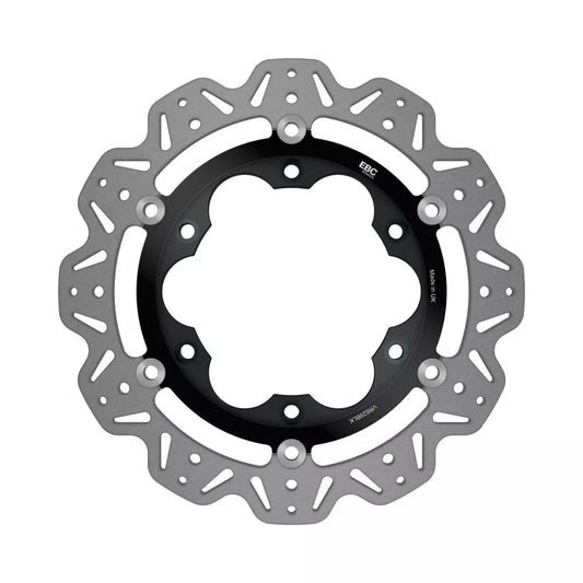 EBC 96-01 Triumph Hinckley Adventurer Front Left Vee Floating Black Rotor