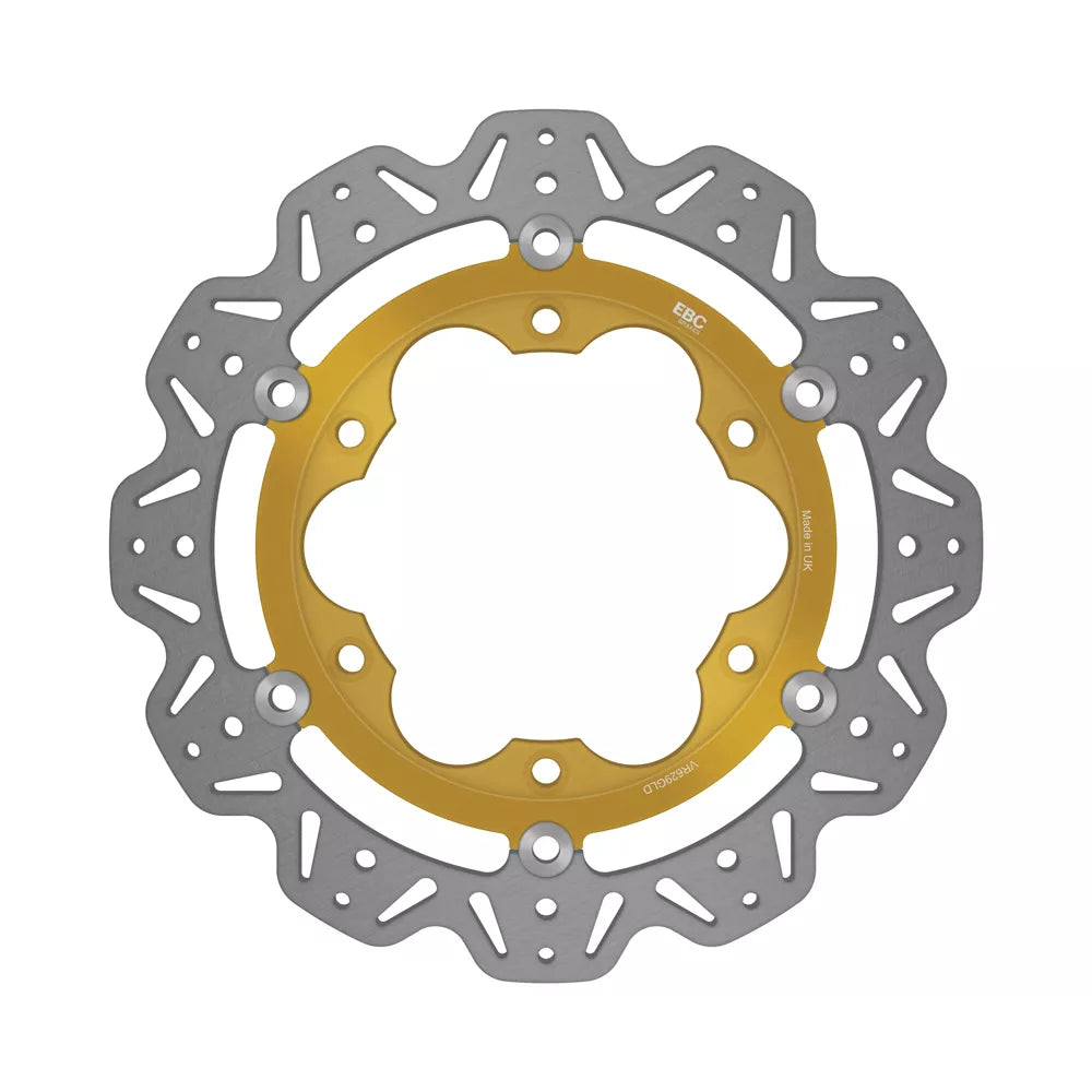 EBC 96-01 Triumph Hinckley Adventurer Front Left Vee Floating Gold Rotor
