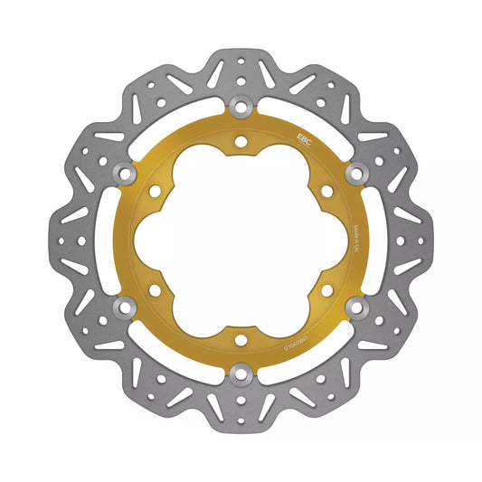 EBC 96-01 Triumph Hinckley Adventurer Front Left Vee Floating Gold Rotor