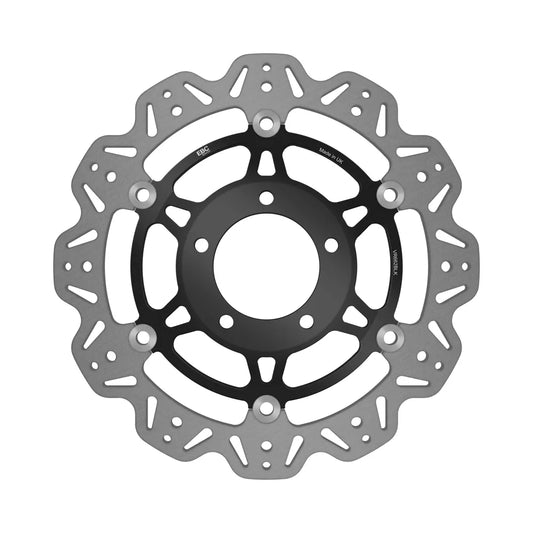 EBC 03-04 Triumph Hinckley Daytona 600 Front Left/Right Vee Floating Black Rotor
