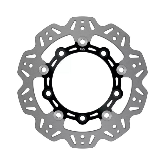 EBC 13-16 Suzuki AN 650 Burgman (w/ABS) Front Left/Right Vee Floating Black Rotor