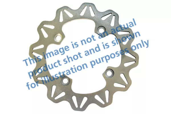 EBC 2003 Suzuki AN 650 K3 Burgman 4 Bolt Rear Disc Front Left/Right Vee Floating Black Rotor