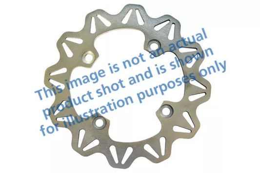 EBC 2003 Suzuki AN 650 K3 Burgman 4 Bolt Rear Disc Front Left/Right Vee Floating Black Rotor