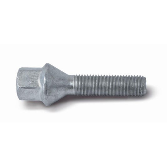 H&R Wheel Lug Bolt Taper-Head M12x1.50 - Length 43mm - Black