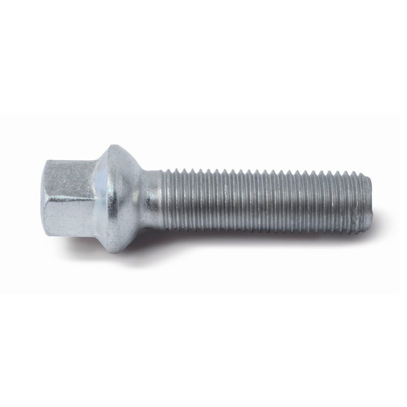 H&R Wheel Lug Bolt Round-Head R14 M14x1.50 - Length 28mm - Black