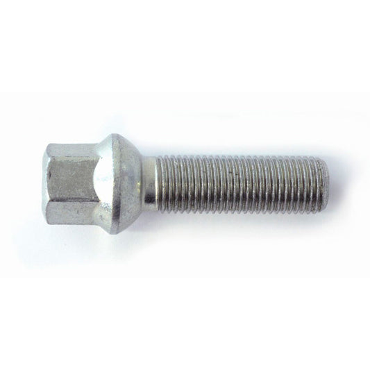 H&R Wheel Lug Bolt Round-Head R13 M14x1.50 - Length 28mm - Black ( e.g. VAG)