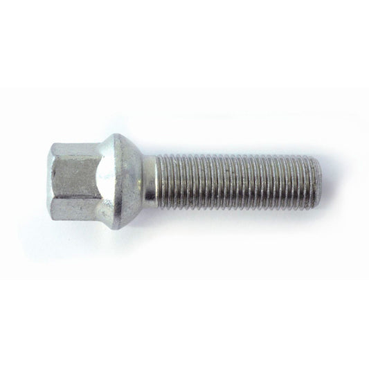 H&R Wheel Lug Bolt Round-Head R13 M14x1.50 - Length 37mm - Black ( e.g. VAG)