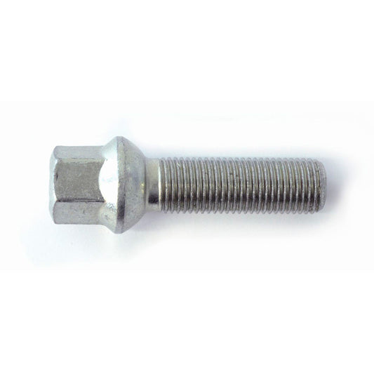 H&R Wheel Lug Bolt Round-Head R13 M14x1.50 - Length 40mm - Black ( e.g. VAG)