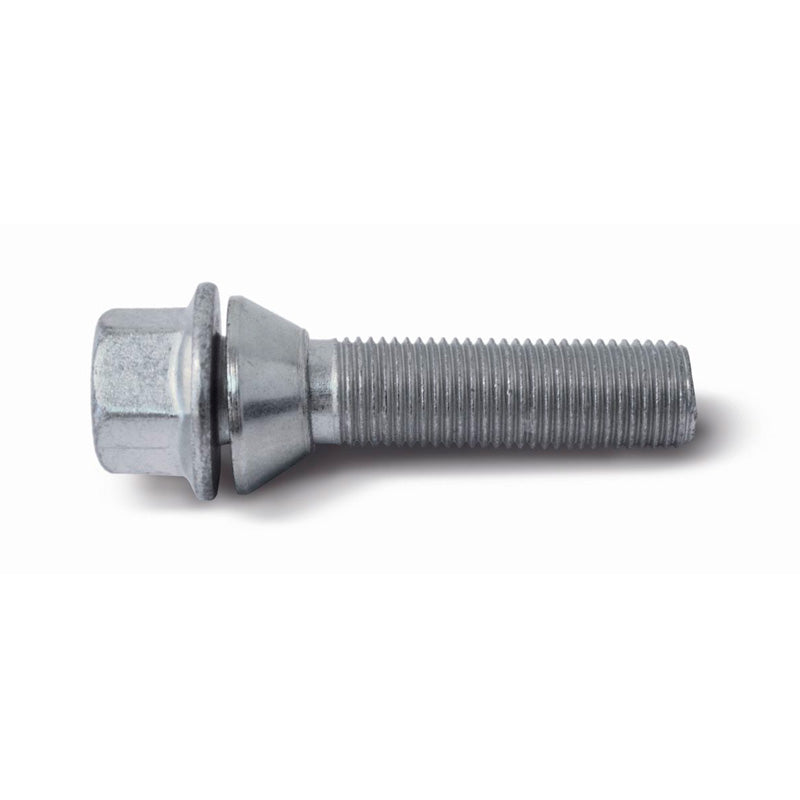 H&R Wheel Lug Bolt Taper-Head with movable cone M14x1.50 - Length 48mm (e.g. BMW, Volvo)