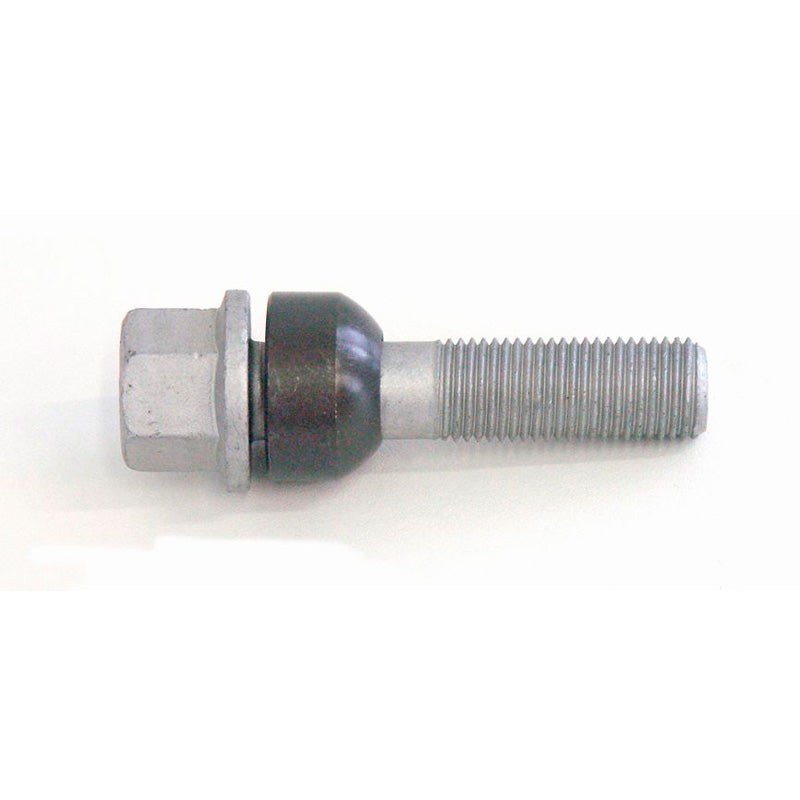 H&R Wheel Lug Bolt Round-Head with movable cone R14 M14x1.50 - Length 54mm - Black (e.g. Porsche)