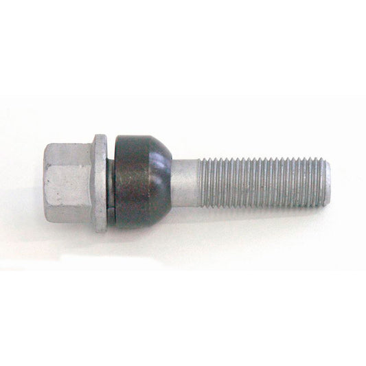 H&R Wheel Lug Bolt Round-Head with movable cone R14 M14x1.50 - Length 63mm - Black