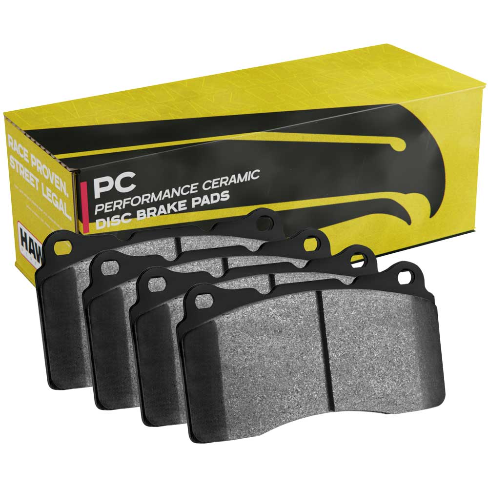 Hawk Performance HB761Z.593 Hawk 10-13 Porsche Panamera / 12-15 Cayenne  Performance Ceramic Luxury & Touring Front Brake Pad