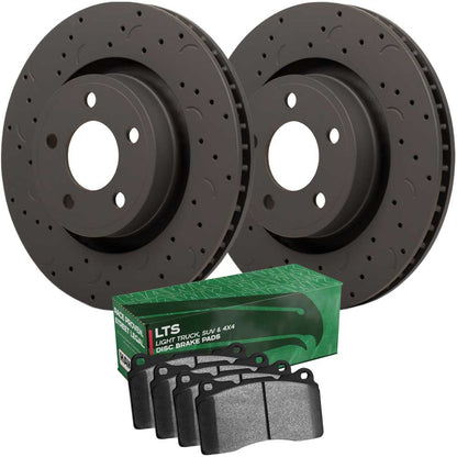 Hawk Performance HKC4358.455Y TALON BRAKE PAD + ROTOR KIT