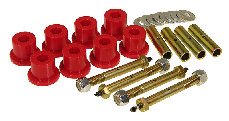 Prothane 1-1017 Prothane 87-96 Jeep YJ Front & Rear Main Spring Eye Bushings - Red