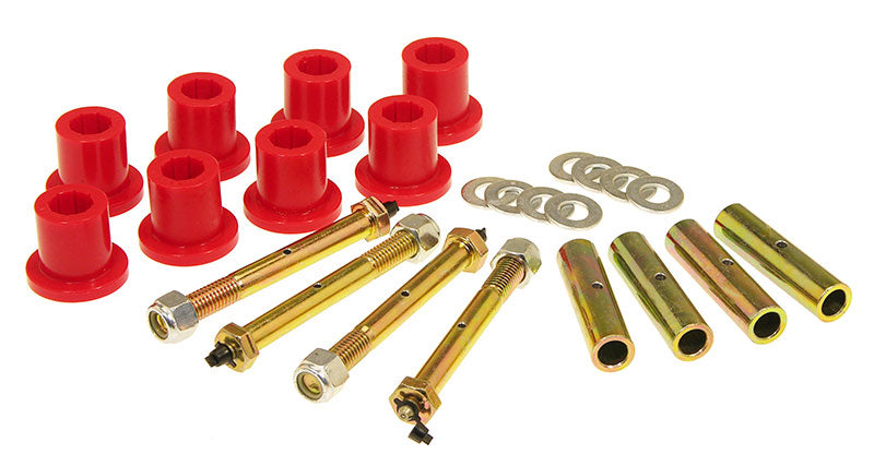 Prothane 1-816 Prothane 87-96 Jeep YJ Front or Rear Frame Shackle Bushings - Red